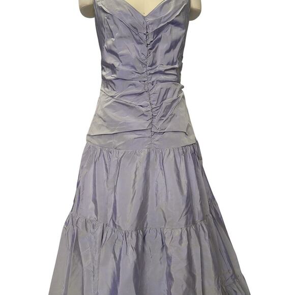 Vintage Gunne Sax Y2K Prom Dress Size 13 NWT Purple Iridescent Whimsical Fairy - Picture 4 of 11
